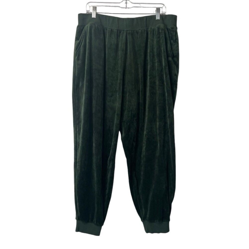 Banana Republic Women Soft Lounge Pajama Pants Green Sz XXL Preppy Travel Modern